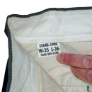 US Army 1950s Officer Service Dress Trousers - 35x36, Medium