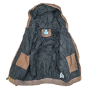 Berne Brown Canvas Hooded Youth Jacket - Large