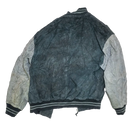 Northwest Territory Black & Grey Suede Varsity Jacket - Small