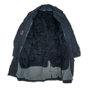Vintage Park Ave Black Lined Trench Coat - Medium