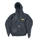 Berne NMC Cat Black Canvas Hooded Jacket - XLarge