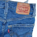 Levi's 501 Women's Ribcage Boot Cut Blue Jeans - 25x33, XSmall