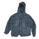 Smith's Black Canvas Hooded Jacket - Large