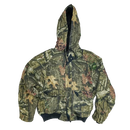 Liberty Mossy Oak Break-Up Camo Quilted Hooded Jacket - Large - Army & Outdoors - Hoodies