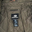 Mossy Oak Camo Quilted Hooded Jacket - Large