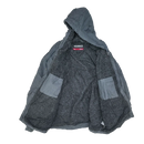 Wolverine Grey Sherpa Lined Hooded Jacket - 2XLarge