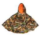 US Handmade Kids Realtree & Blazing Orange Fleece Poncho