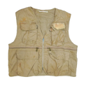 US Made 'The All American Vest' Khaki Fishing Vest - Medium - Army & Outdoors - Vests