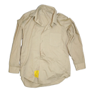 USGI Tan Long Sleeve Service Shirt - 15.5x32, Medium