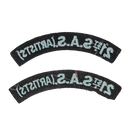 British Army 21st Special Air Sevice (SAS) (Artists) Shoulder Titles Pair - British Army Surplus - Flags, Badges & Insignia