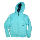 Real Work Kids Blue Quilted Hooded Jacket - XLarge
