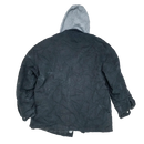 Dickies Black Quilted Hooded Shirt Jacket - 2XLarge