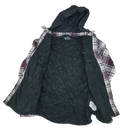 Carhartt Flannel Fleece Lined Hooded Shirt Jacket - Large