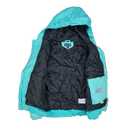 Real Work Kids Blue Quilted Hooded Jacket - XLarge