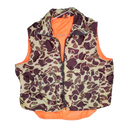 Vintage Duck Hunter & Blazing Orange Reversible Insulated Vest - XLarge