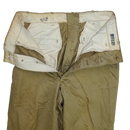US Army 1950s Khaki Chino Trousers - 31x35, Small