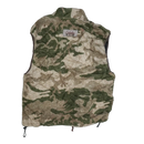Vintage Cabela's Camouflage Fleece Vest - XLarge