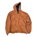 Lincoln Outfitter Brown Quilted Hooded Jacket - 2XLarge