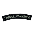 Reproduction British 2 Medical Commando Shoulder Title