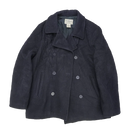 L.L. Bean Black Wool Pea Coat - XLarge