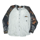 Mossy Oak White and Camo Field Shirt - XLarge