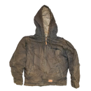 Schmidt Brown Sherpa Lined Hooded Jacket - Large