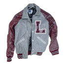 Allrecinc Grey Wool Varsity Jacket - XSmall