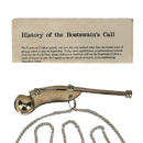 Royal Navy Boatswain's Whistle with chain