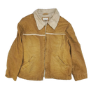 BKE 67 Brown Canvas Sherpa Lined Trucker Jacket - XLarge