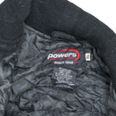 Powers Black & Orange Wool Varsity Jacket - XLarge
