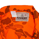 US Made Ranger Blazing Orange Duck Hunter Camo Field Shirt - Medium