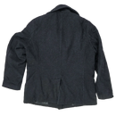 Alpha Industries Black Wool Peacoat - X Large