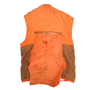 Vintage SafTbak Brown & Blazing Orange Hunting Vest - 2XLarge