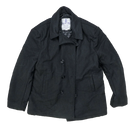 US Navy-Style Black Wool Pea Coat – 2XL