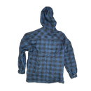 Dickies Blue Plaid Hooded Jacket - XLarge