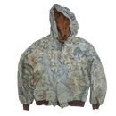 US Made Swingster Advantage Camo Quilted Hooded Jacket - Large