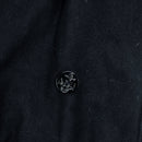 US Navy-Style Black Wool Pea Coat – 2XL