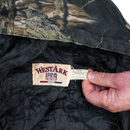 US Made West Ark USA Mossy Oak Camo Quilted Hooded Jacket - XLarge
