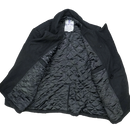 US Navy-Style Black Wool Pea Coat – 2XL