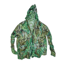 Vintage Woodland Camo PVC Rain Jacket - Small - Army & Outdoors - Rain Jackets