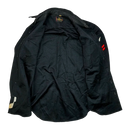Vintage US Navy Chief Petty Officer Black Utility Shirt - 15.5x33, Medium