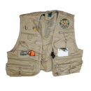 Crystal River Khaki Fly Fishing Vest - Medium