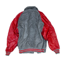 US Made Awards Grey & Red Wool Varsity Jacket - XLarge