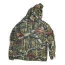 Mossy Oak Break-Up Camo Quilted Hooded Jacket - Large - Army & Outdoors - Hoodies