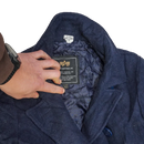 Alpha Industries Womens Navy Wool Peacoat - 14-16, XLarge