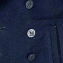 Alpha Industries Navy Wool Peacoat - Small