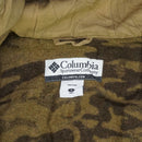 Columbia Wool Camouflage Hooded Jacket - Small