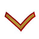 British Army Lance Corporal No.1 Dress Gold Rank Patch