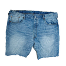 Levi's 501 Blue Cutoff Jean Shorts - 42"