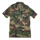 French Army Short Sleeve CE Camo Ripstop Shirt - XSmall - French Army Surplus - Field Shirts
